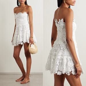 Waimari Tiffany Lace Strapless Dress